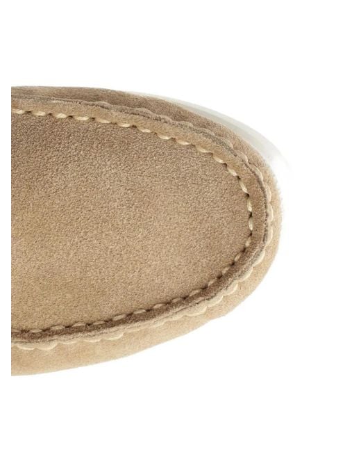 Paraboot White Suede Barth Moccasin