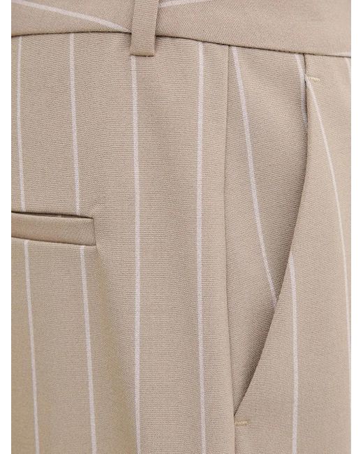 Samsøe & Samsøe Natural Pinstripe Tailored Trousers