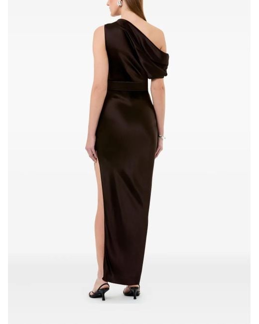 Nicholas Black Halle One-Shoulder Maxi Dress