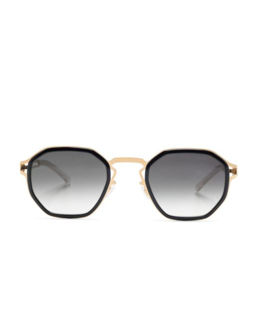 Mykita Black Gia Geometric-frame Sunglasses