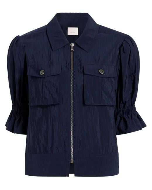 Cinq À Sept Blue Holly Parachute Jacket