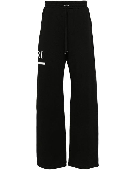 Pantalon de jogging ample à logo imprimé Amiri pour homme en coloris Black