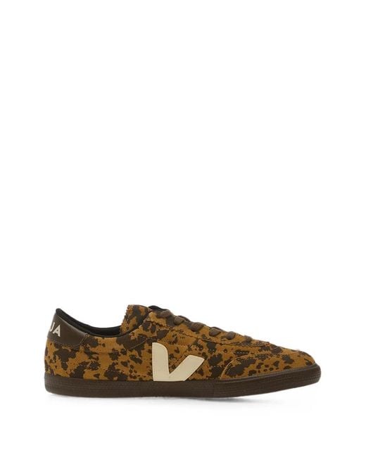 Veja Brown Panenka Suede Tent Bark Sneakers for men