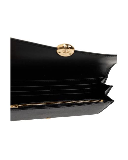 Loewe Black Logo-Plaque Leather Wallet
