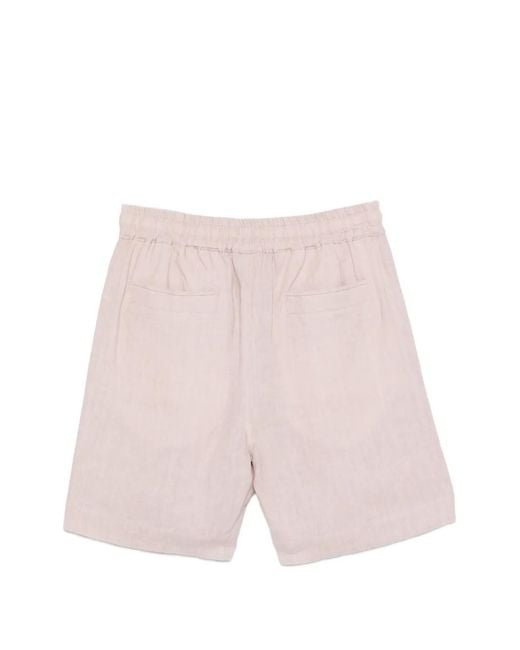 Eleventy Pink Drawstring Deck Shorts for men