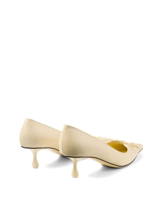 Escarpins Scarlett À Bout Pointu Et Lacets 50 Mm Jimmy Choo en coloris Natural