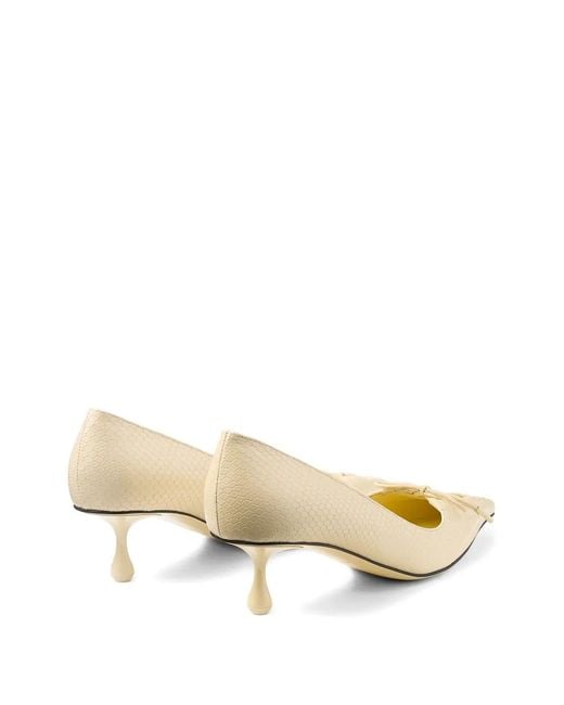 Jimmy Choo Natural 50Mm Scarlett Lace-Up Pointed-Toe Pumps