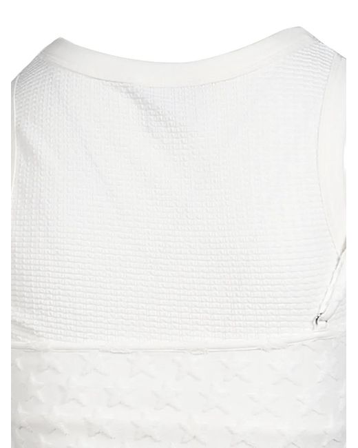Anomalies Department White Starry Sky Print Layered Top