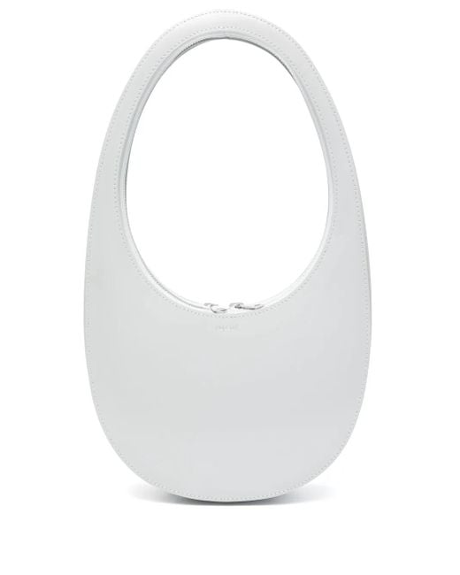 Coperni White Swipe Tote Bag