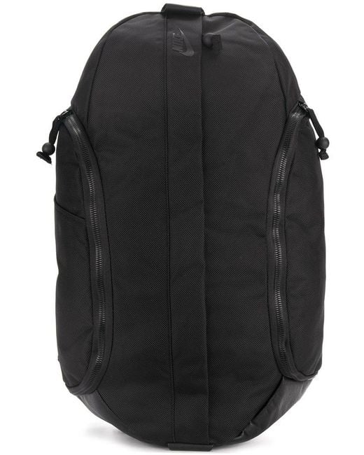 Nike Black Middle Zip Backpack for men