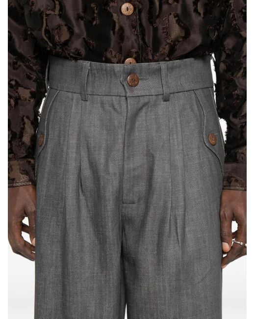 Pantalones con bolsillos LABRUM LONDON de hombre de color Gray