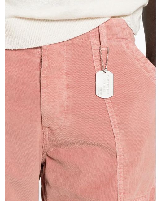 chesapeake's Pink Shannon Corduro Shorts for men