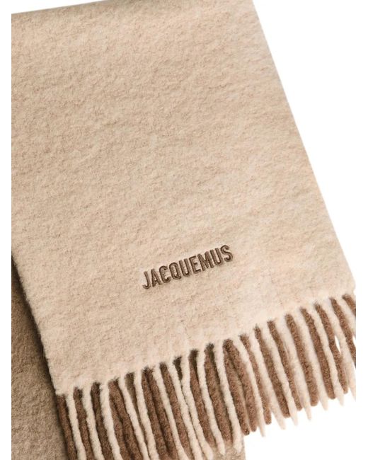 Jacquemus Natural Écharpe Moisson À Franges for men