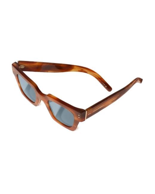 Dolce & Gabbana Blue Tortoiseshell-Pattern Square-Frame Sunglasses for men
