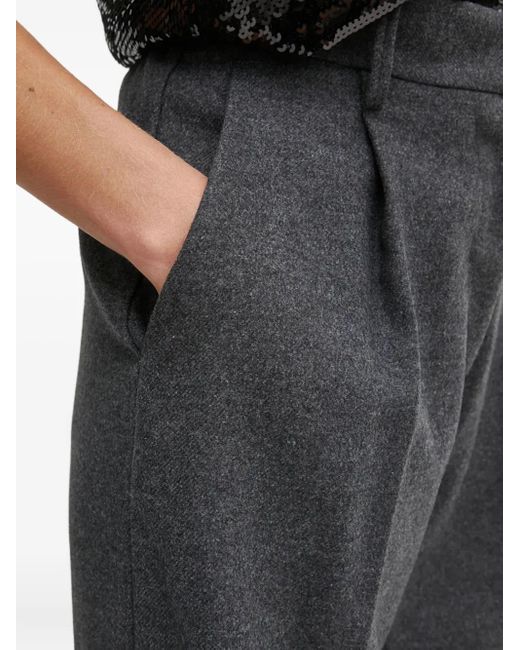 Forte_forte Black Pleated Trousers