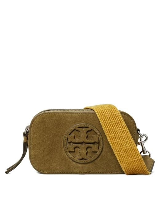 Borsa A Tracolla Miller Mini Con Placca Logo di Tory Burch in Green