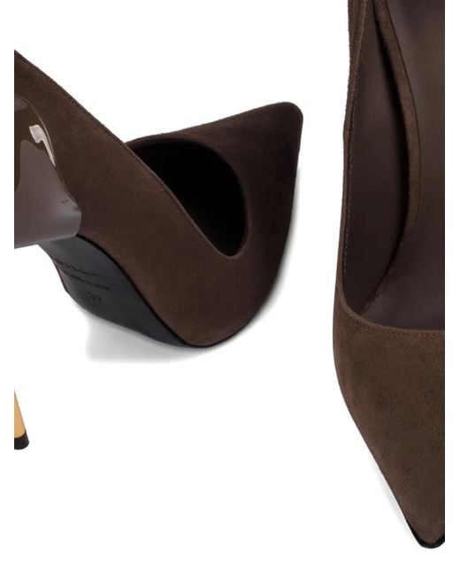 Le Silla Brown 120Mm Petalo Stiletto Pumps