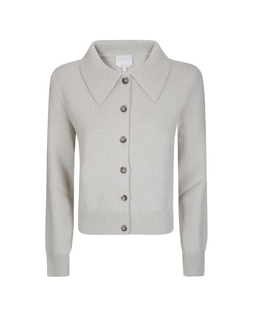 A.P.C. Gray Collared Cardigan