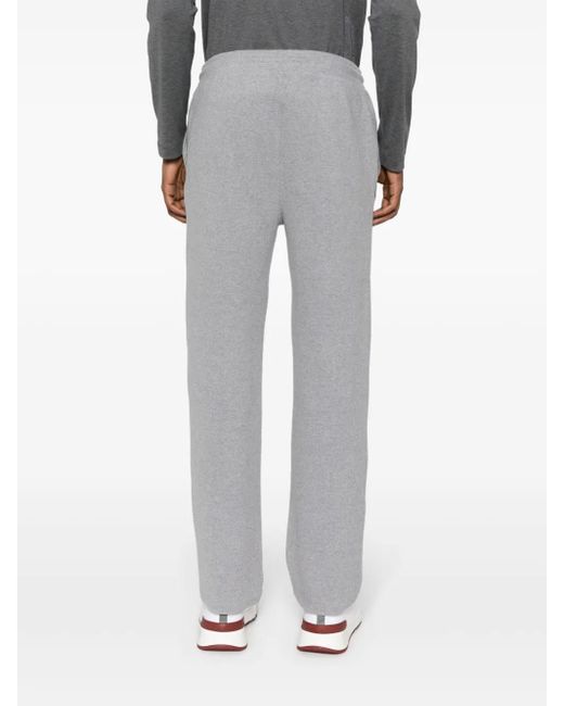 Corneliani Gray Drawstring Tapered Track Pants for men