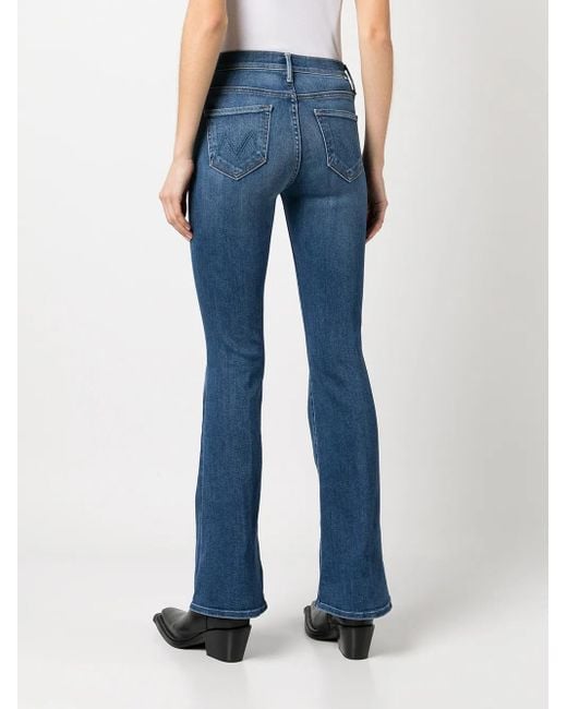 Mother Flared Jeans in het Blue