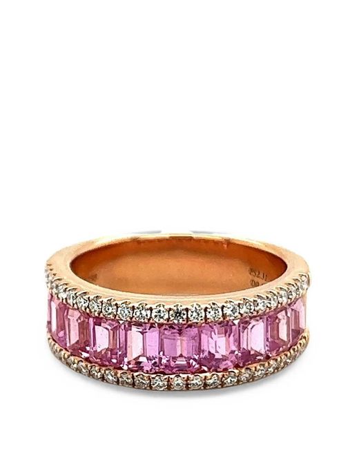 Lisa Nik Purple Sapphire And Diamond Ring