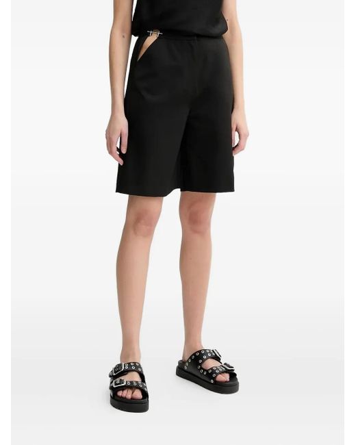 HELIOT EMIL カットアウト ショートパンツ Black