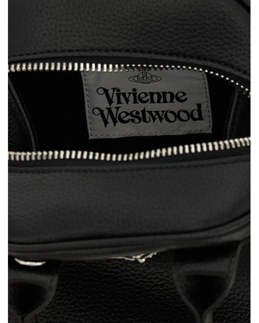 Vivienne Westwood Black Small Yasmine Tote Bag