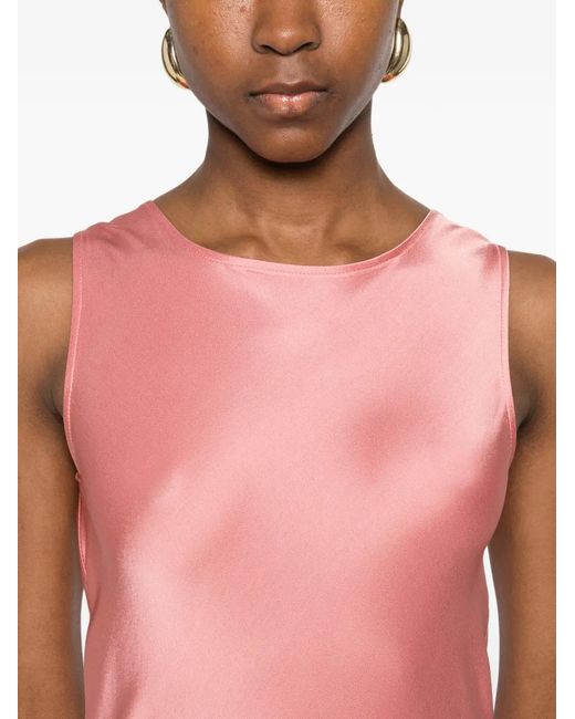 Ottod'Ame Pink Sleeveless Maxi Dress