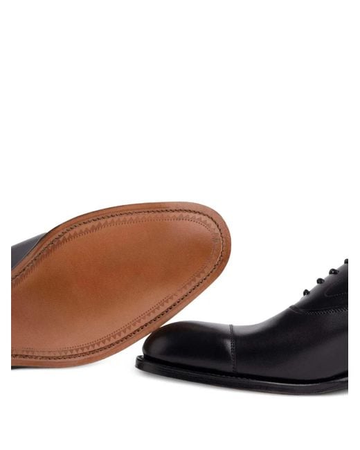 Hackett Black X Cheaney Chaussures Oxford À Bout Contrastant for men