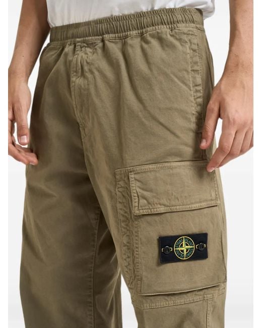 Stone Island Natural Trousers for men