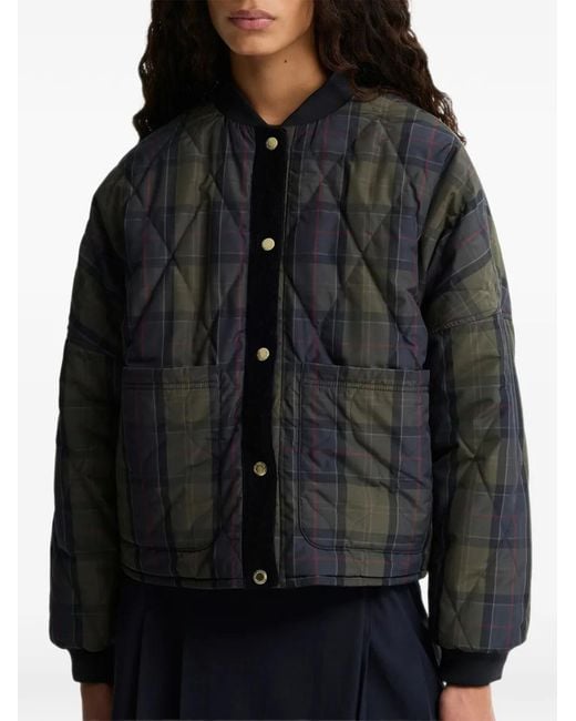 Barbour Black Quilted Reversible Jacket