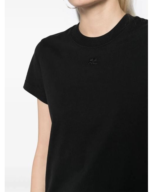 Courreges Black T-Shirt