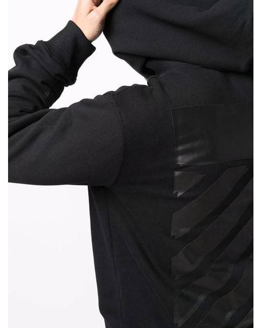 Off-White c/o Virgil Abloh Black Diag Tab Hoodie for men