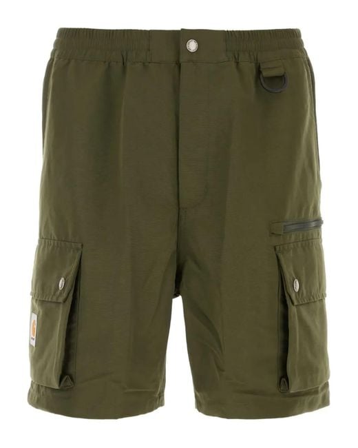 Carhartt Green Irwin Shorts for men
