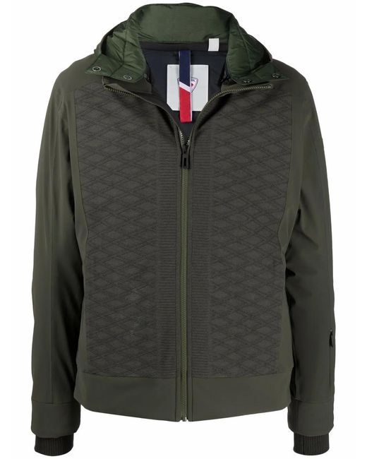 Rossignol Black Hooded Panelled Jacket for men