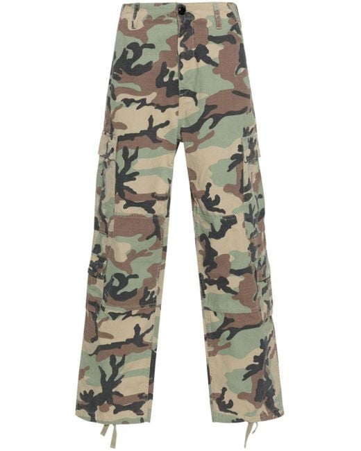 Stussy Green Camouflage Cargo Pants