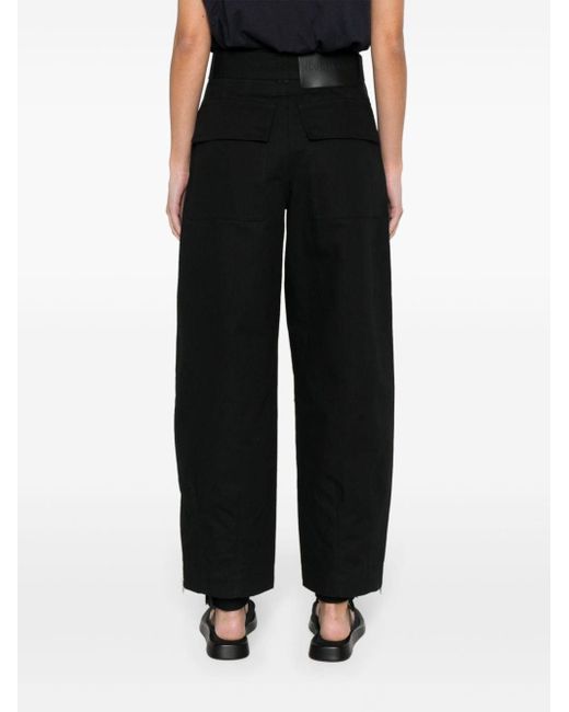 Pantalon à coupe droite Jil Sander en coloris Black