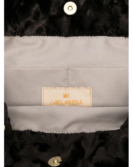 Sac À Main À Anse En Chaîne La Milanesa en coloris Black
