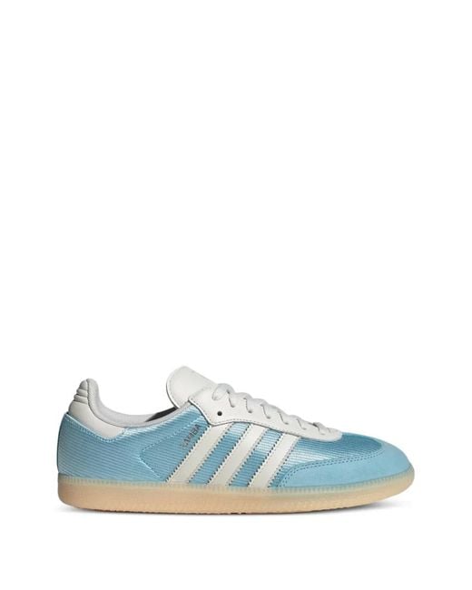 Adidas Blue Samba Og Sneakers