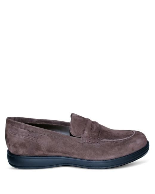 Mocassini Penny di Brioni in Brown da Uomo