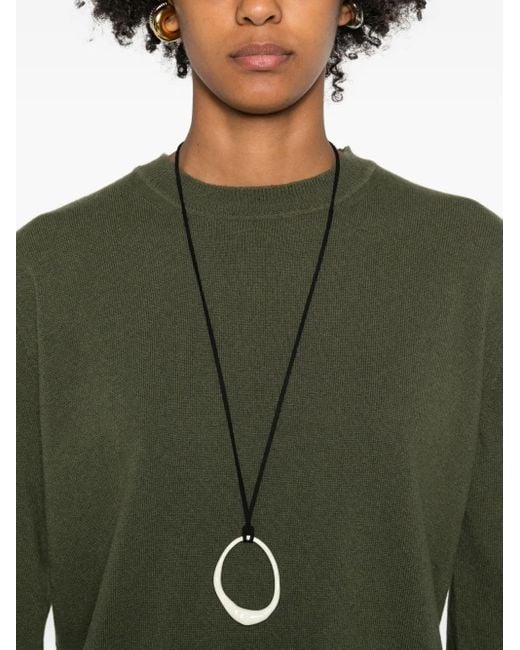 Daniele Fiesoli Green Pullover Mit Rundem Ausschnitt
