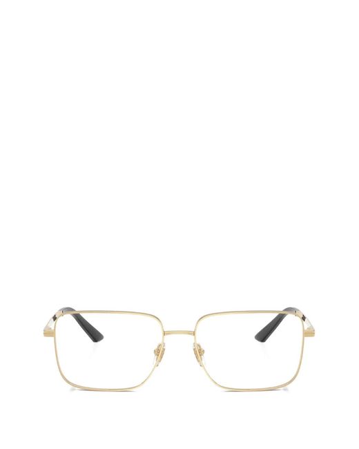 Versace Brille Mit Eckigem Gestell in White für Herren