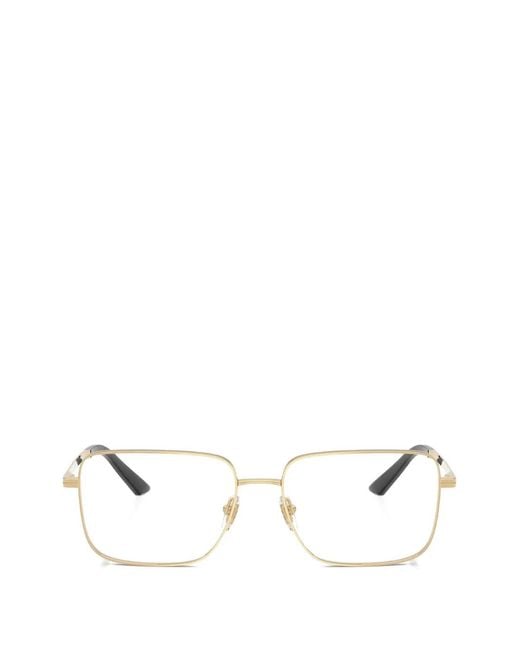 Versace Brille Mit Eckigem Gestell in White für Herren