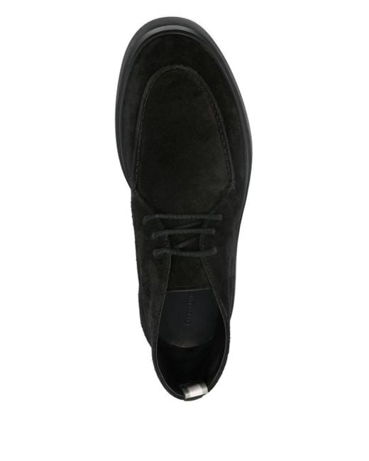 メンズ Officine Creative レースアップ スエードブーツ Black
