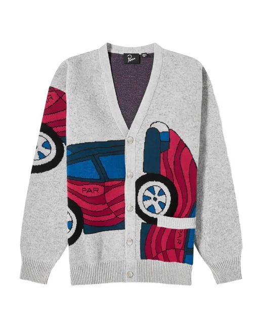 by Parra ニット カーディガン White