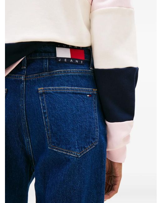 Tommy Hilfiger Blue Logo-Patch Jeans