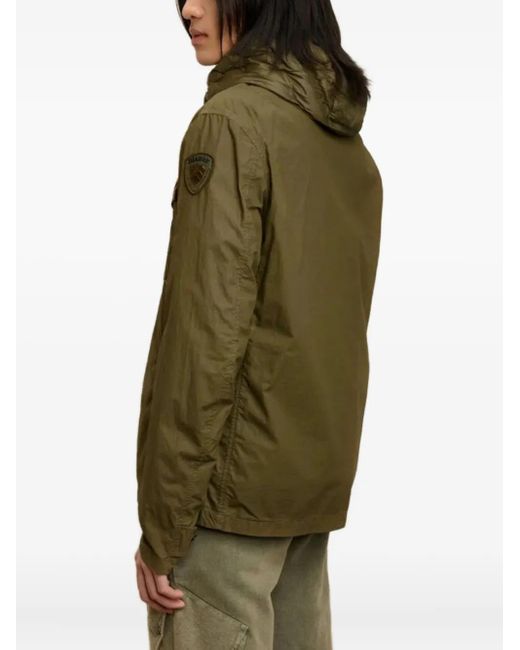 Giacca Con Tasche di Blauer in Green da Uomo