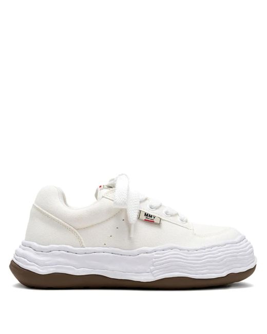 Maison Mihara Yasuhiro White Canvas Sneakers