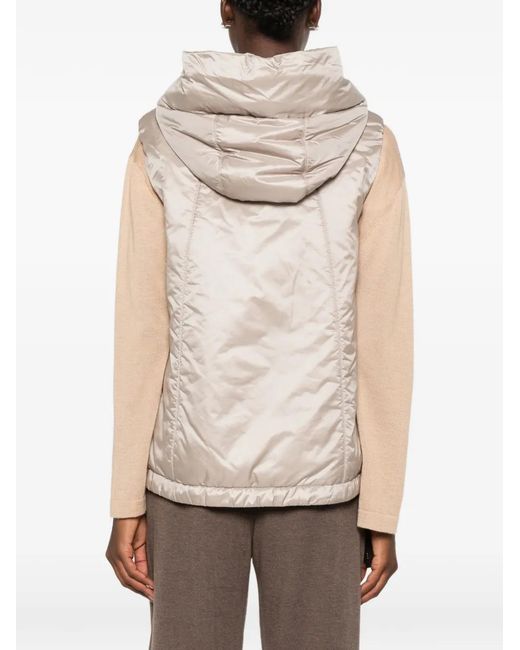 Chaleco Greengo Con Capucha Max Mara de color White