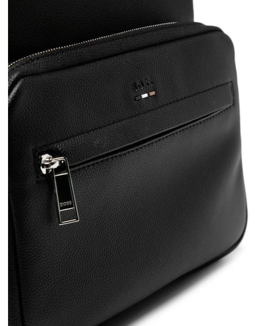 Boss Rucksack Mit Logo-Prägung in Black für Herren